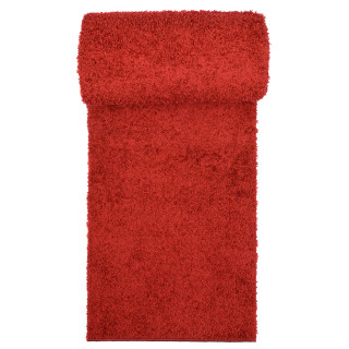 Červený metrážny koberec