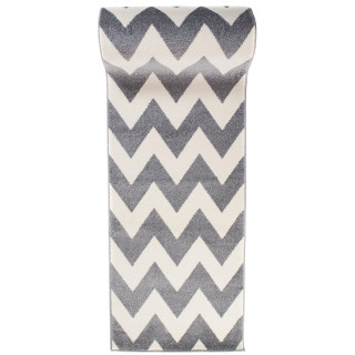 Sivo-biely moderný metrážny koberec