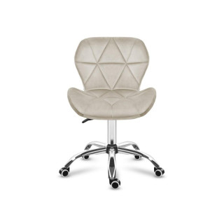 Béžové velúrové kreslo Mark Adler FUTURE 3.0 BEIGE VELUR