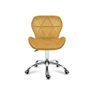 Velúrové žlté kreslo Mark Adler FUTURE 3.0 MUSTARD YELLOW