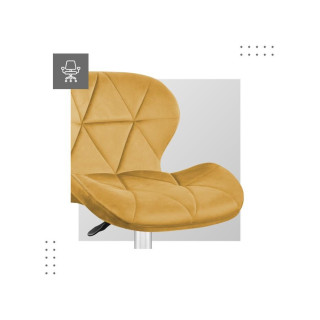 Velúrové žlté kreslo Mark Adler FUTURE 3.0 MUSTARD YELLOW