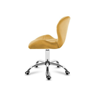 Velúrové žlté kreslo Mark Adler FUTURE 3.0 MUSTARD YELLOW