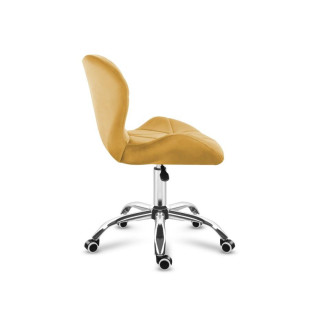 Velúrové žlté kreslo Mark Adler FUTURE 3.0 MUSTARD YELLOW