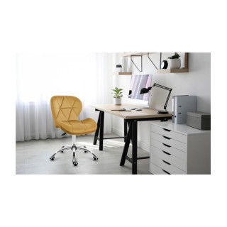 Velúrové žlté kreslo Mark Adler FUTURE 3.0 MUSTARD YELLOW