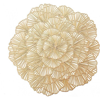 Okrúhla ažúrová podložka na stôl