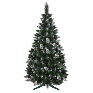 Kvalitný hustý vianočný stromček borovica so šiškami - 180 cm