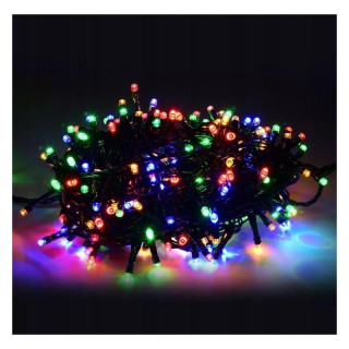 Farebné vianočné LED svetielka - 8 m