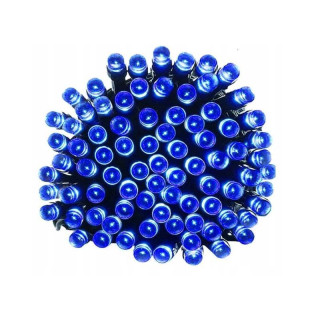 Vianočné modré LED svetielka - 16 m