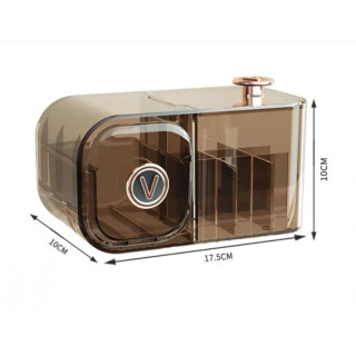 Organizér na kozmetiku s priehradkami