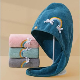 Uterák na vlasy v modrej farbe