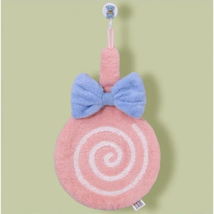 Rýchloschnúci ružový uterák na ruky