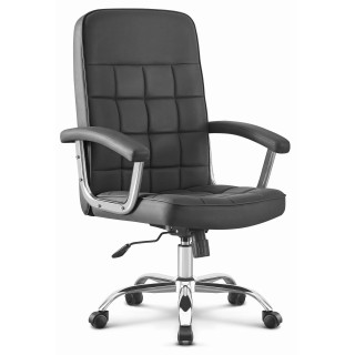 Čierne kancelárske kreslo HELLS Chair HC- 1020