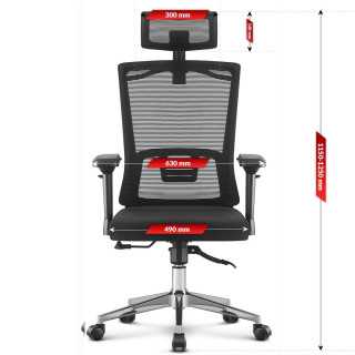 Kancelárske látkové kreslo HELLS Chair HC- 1027