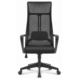 Čierne látkové kancelárske kreslo HELLS Chair HC- 1025