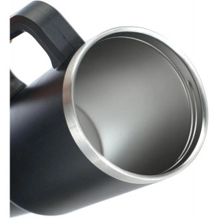 Veľký ružový termohrnček so slamkou