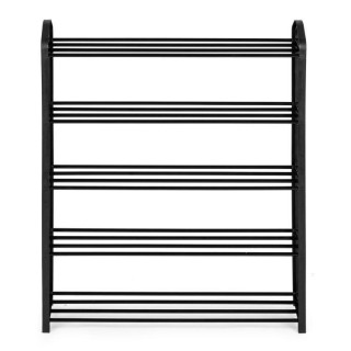 Kovový botník s 5 policami