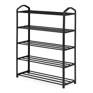 Kovový botník s 5 policami