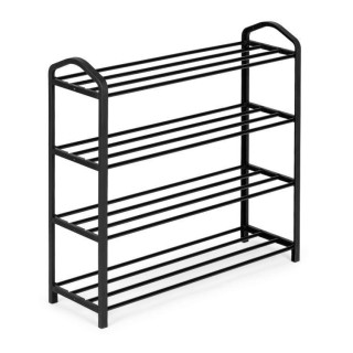 Kovový botník so 4 policami