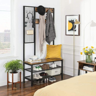 Vešiak na oblečenie v rustikálnom štýle