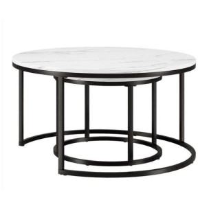 Sada okrúhlych konferenčných stolíkov 2v1