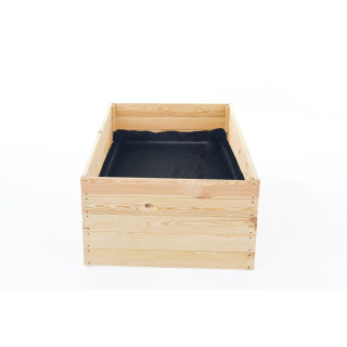 Drevený záhon na zeleninu - 140x80x18cm