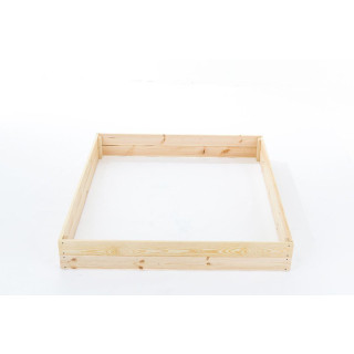 Záhradný drevený záhon na zeleninu - 140x120x18cm