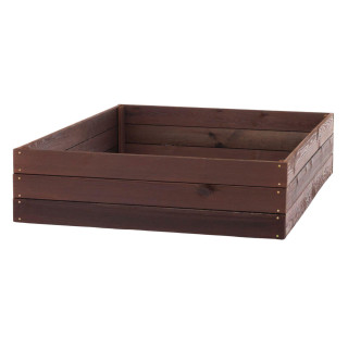 Impregnovaný drevený záhon - 120x100x27cm