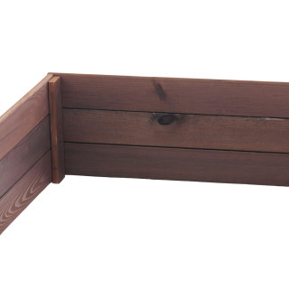 Drevený impregnovaný záhon - 120x120x27cm