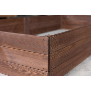 Drevený impregnovaný záhon - 200x120x27cm