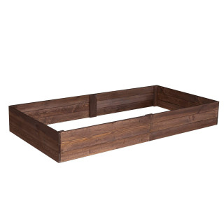 Drevený impregnovaný záhon - 200x120x27cm