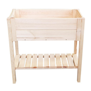 Drevený stojan na kvety/kvetináč - 39x79x79cm