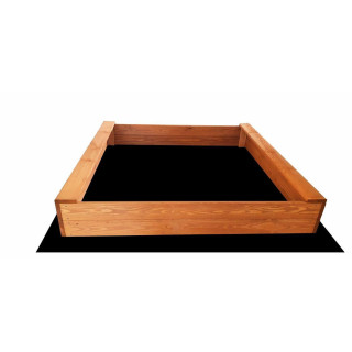 Peskovnik iz impregniranega lesa - 120x120 cm