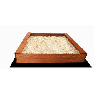 Peskovnik iz impregniranega lesa - 120x120 cm