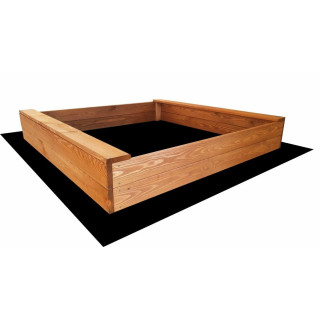 Peskovnik iz impregniranega lesa - 120x120 cm