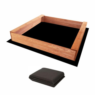 Peskovnik iz impregniranega lesa - 120x120 cm