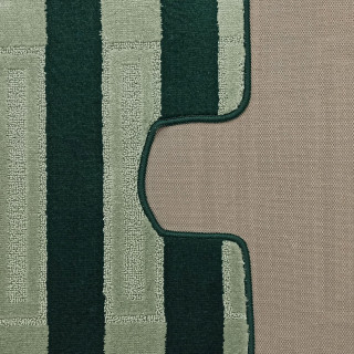 Kúpeľňová zostava koberčekov v zelenej farbe