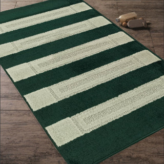 Kúpeľňová zostava koberčekov v zelenej farbe