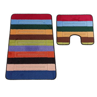 Kúpeľňová farebná zostava koberčekov