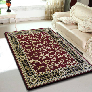 Červený koberec v štýle vintage