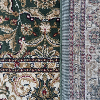 Zelený vintage koberec