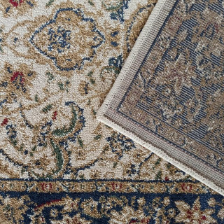 Vintage koberec v krémovej farbe