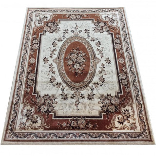 Hnedý koberec v štýle vintage