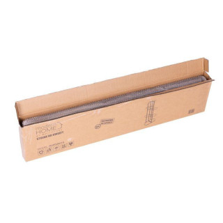 Moderný kovový stojan na kvety v čiernej farbe