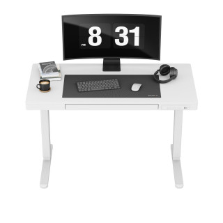 Biely elektrický stôl Mark Adler Leader 8.2