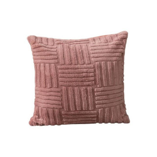 Nadýchaná ružová obliečka na vankúš