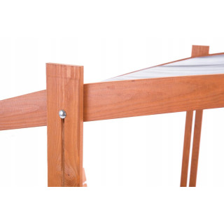 Nastaviteľná zelená strieška na pieskovisko proti slnečnému žiareniu