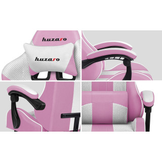 Herné kreslo Huzaro v ružovej farbe FORCE 4.7 PINK MESH