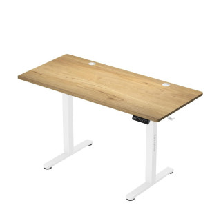 Hnedo-biely elektrický stôl Mark Adler LEADER 7.0 Craft