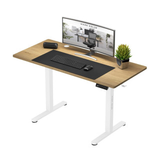 Hnedo-biely elektrický stôl Mark Adler LEADER 7.0 Craft