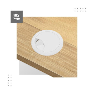 Hnedo-biely elektrický stôl Mark Adler LEADER 7.0 Craft